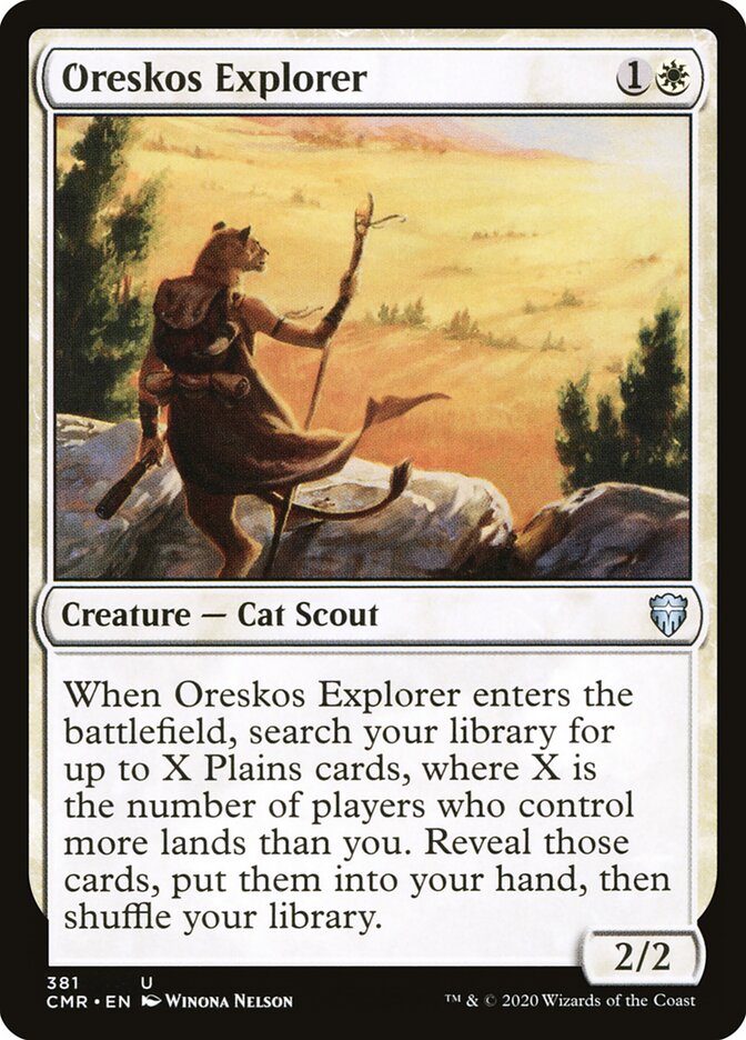 Oreskos Explorer card front