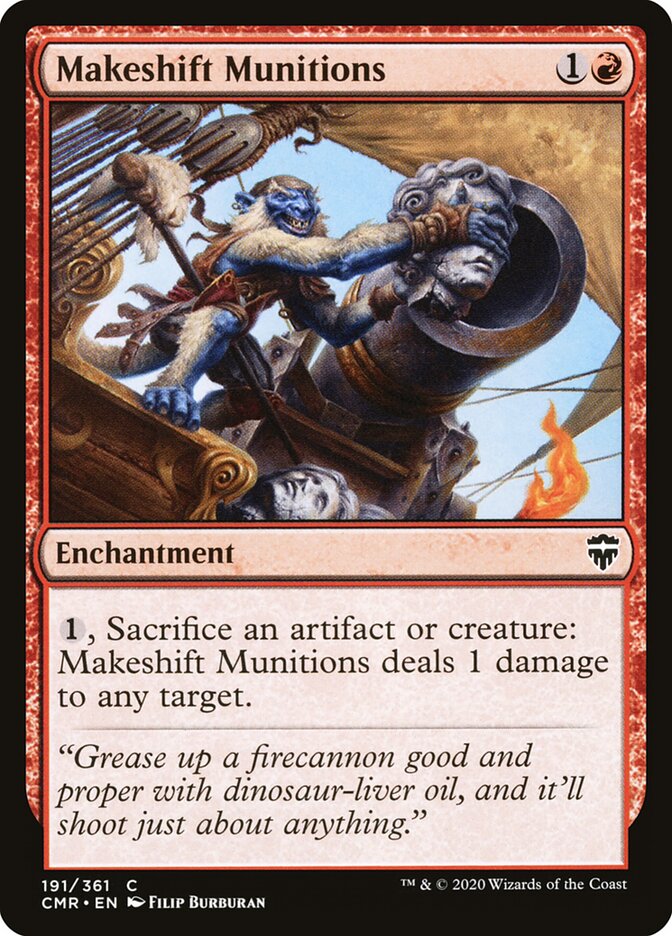 Makeshift Munitions card front