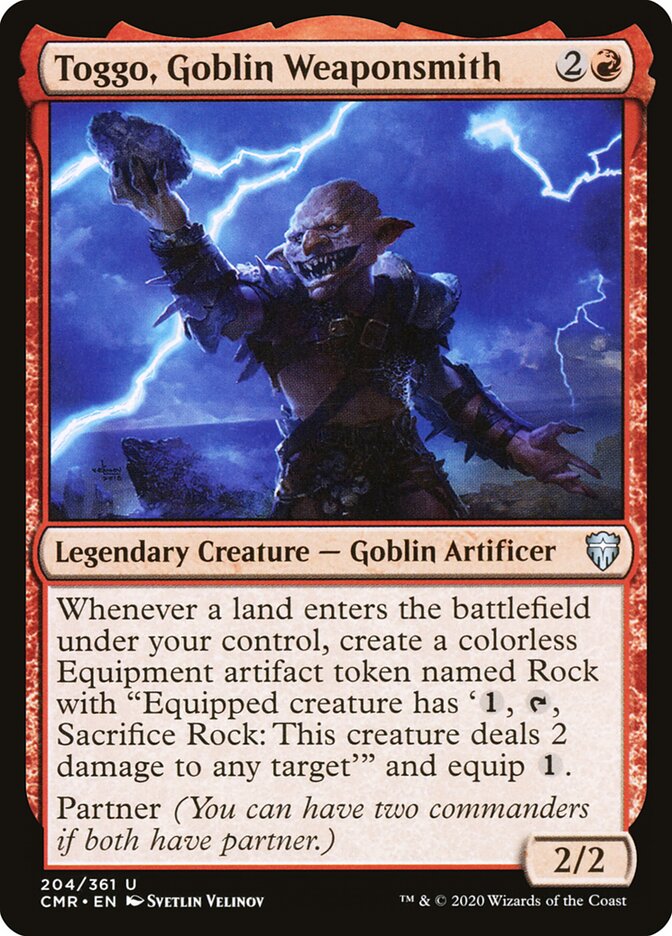 Toggo, Goblin Weaponsmith card front