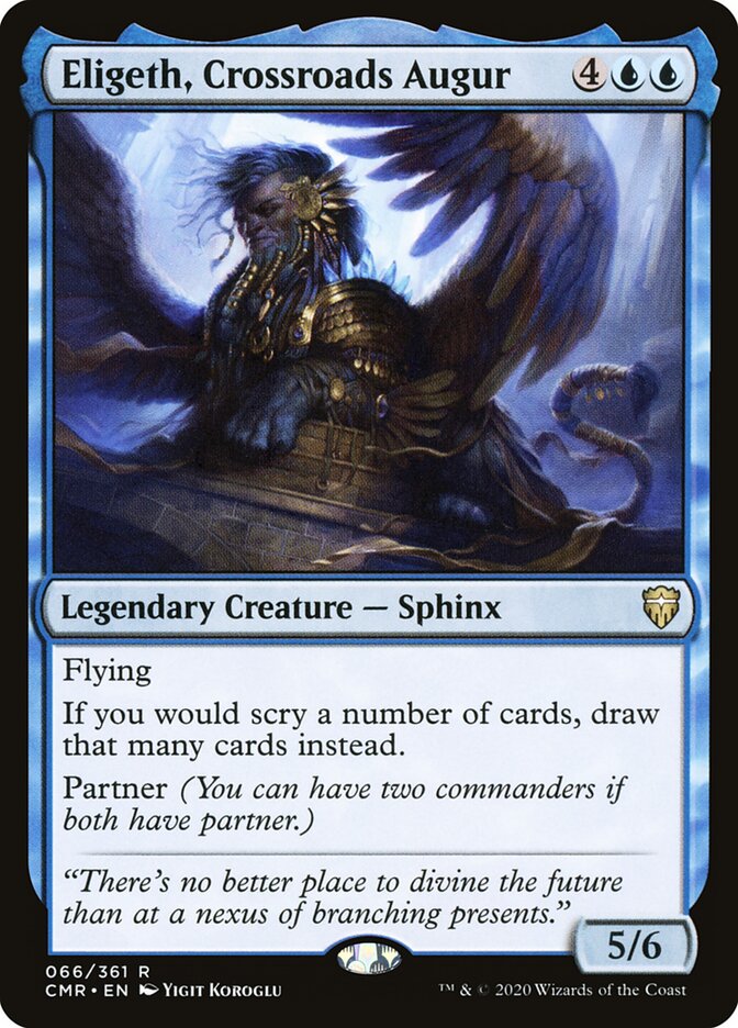 Eligeth, Crossroads Augur card front