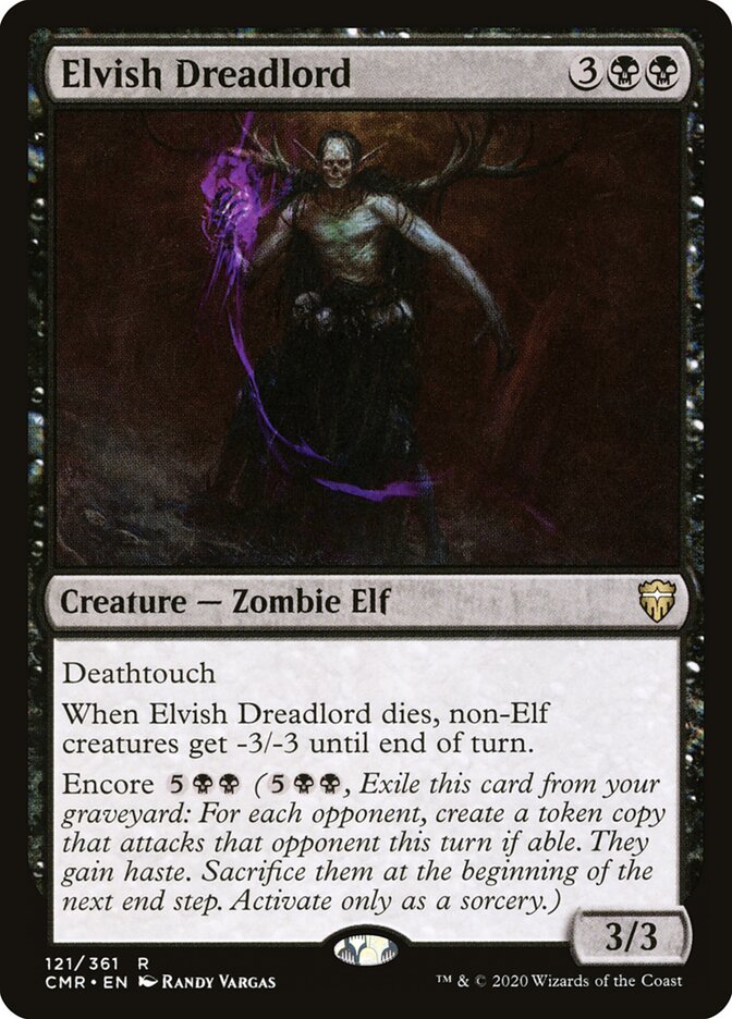 Elvish Dreadlord card front
