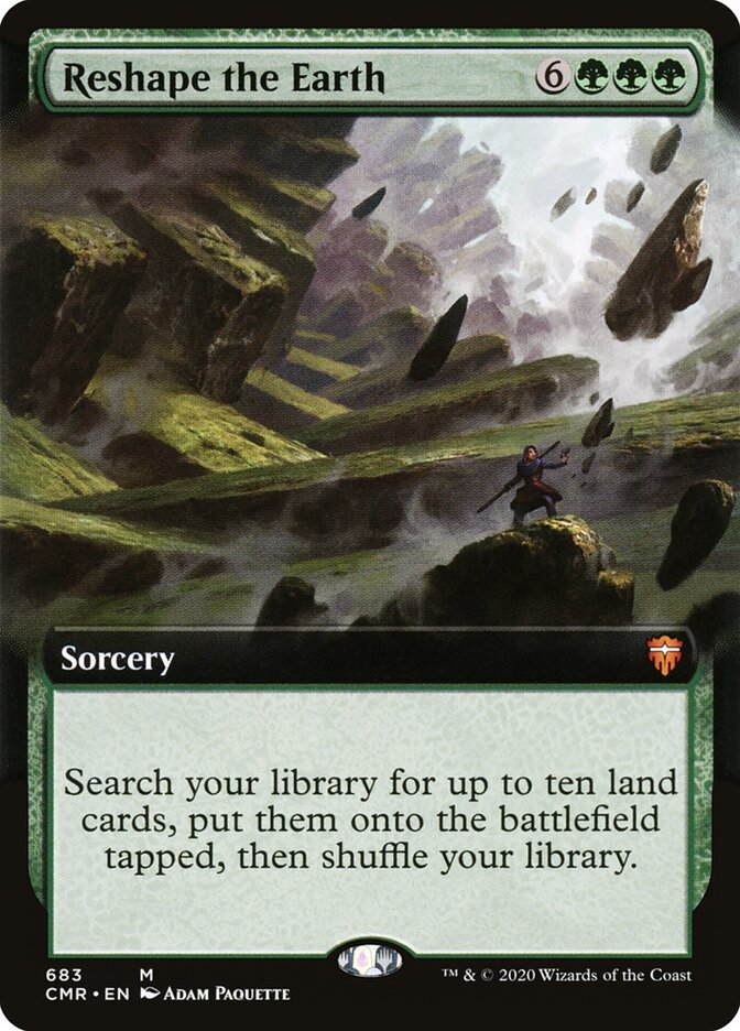 Reshape the Earth card front