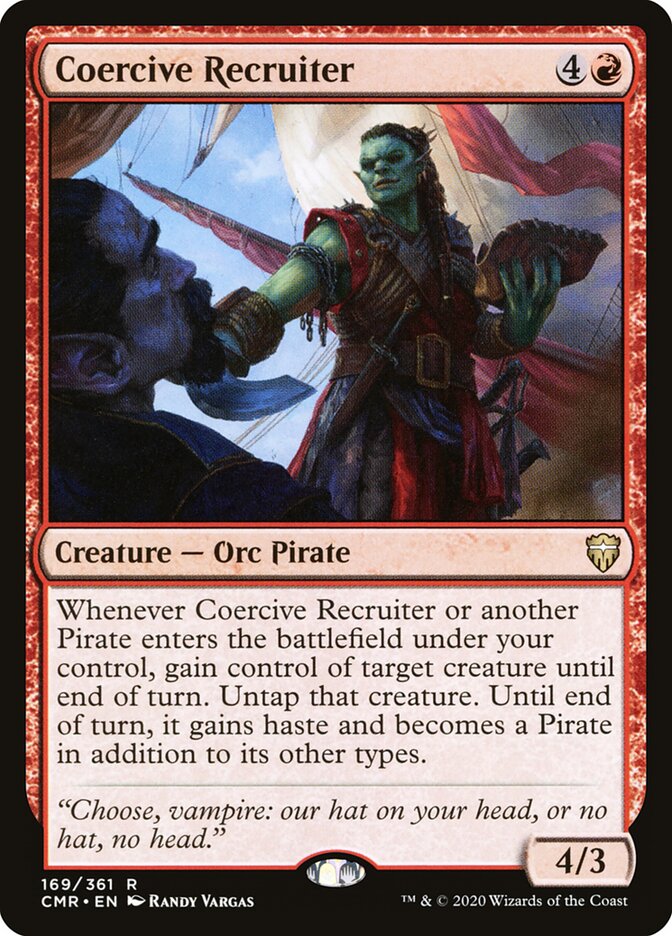 Coercive Recruiter card front