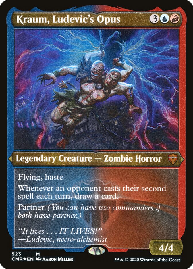 Kraum, Ludevic's Opus card front