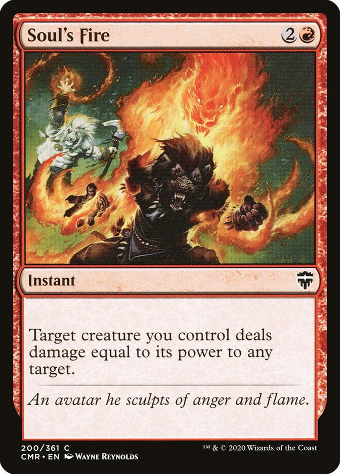 Soul's Fire card front