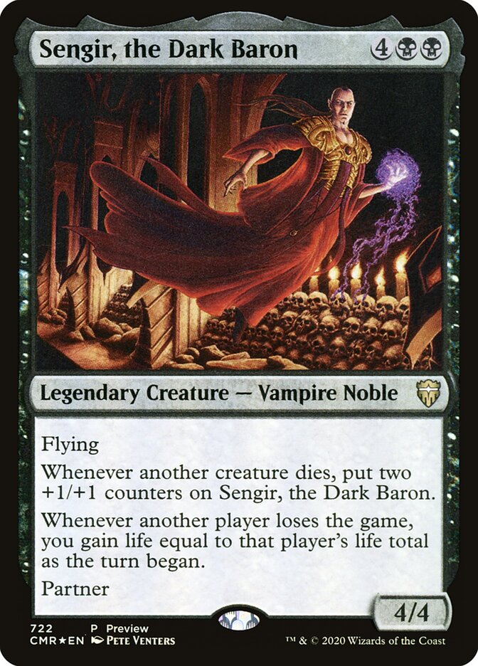 Sengir, the Dark Baron card front