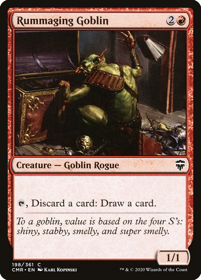 Rummaging Goblin card front