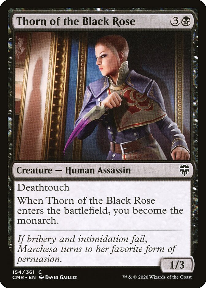Thorn of the Black Rose card front