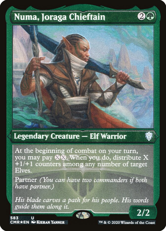 Numa, Joraga Chieftain card front