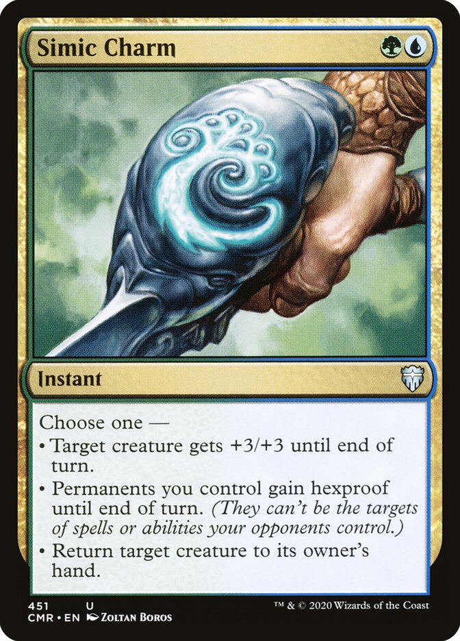 Simic Charm card front