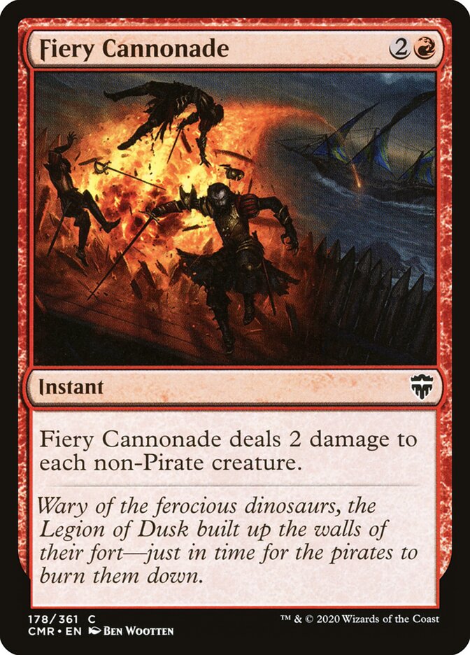 Fiery Cannonade card front