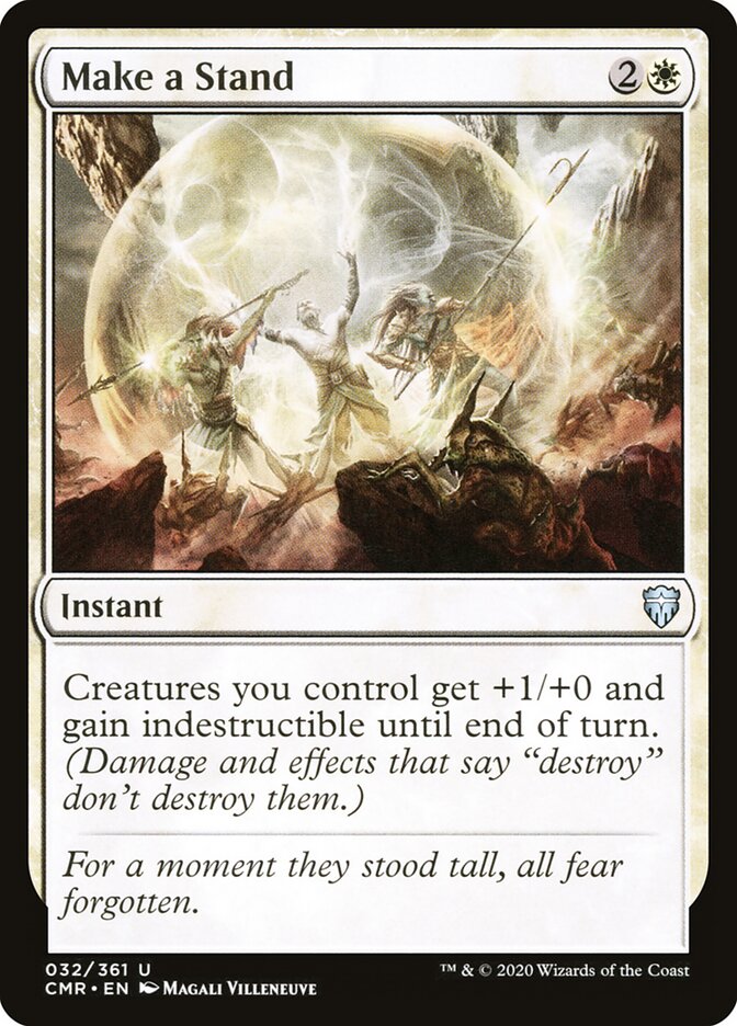Make a Stand card front