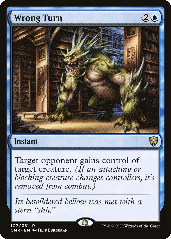 Wrong Turn card front