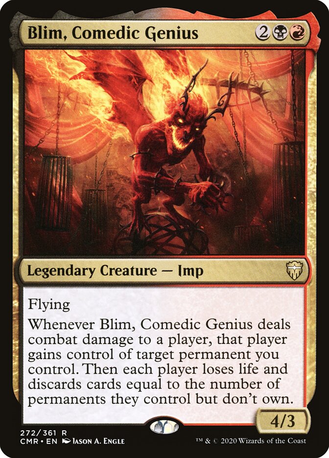 Blim, Comedic Genius card front