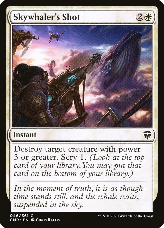 Skywhaler's Shot card front