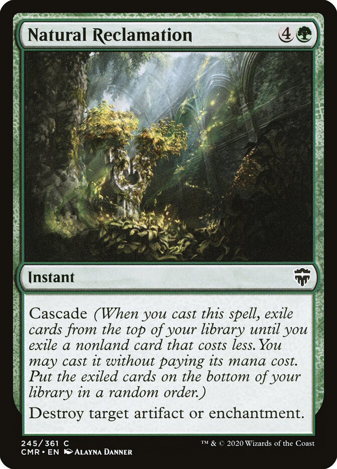 Natural Reclamation card front