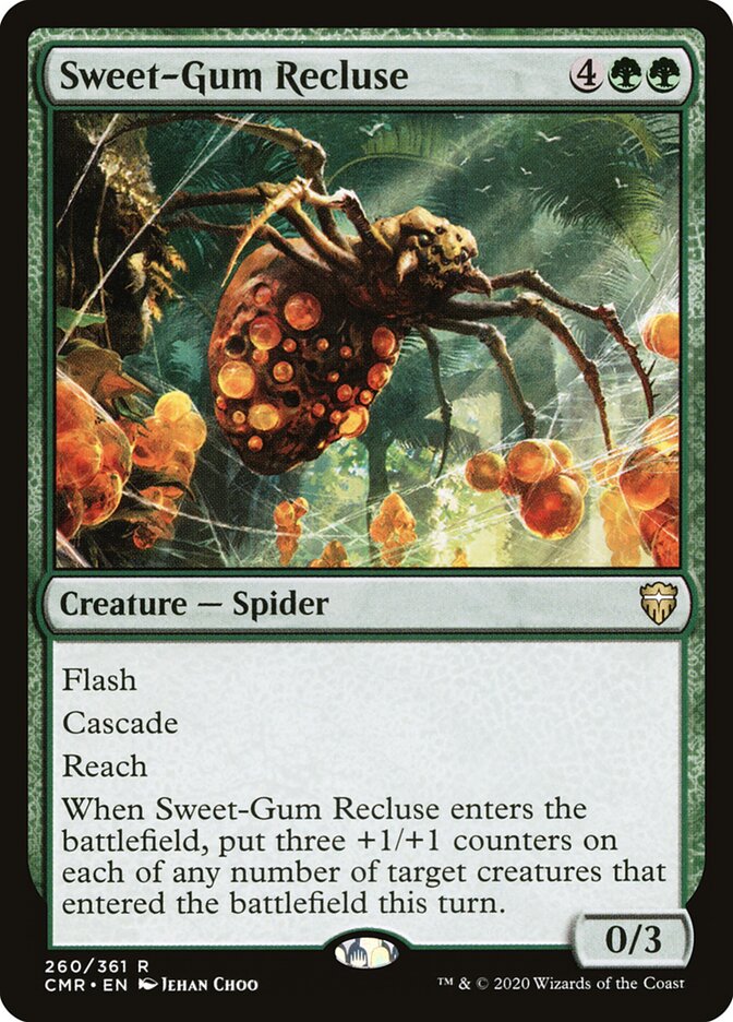 Sweet-Gum Recluse card front
