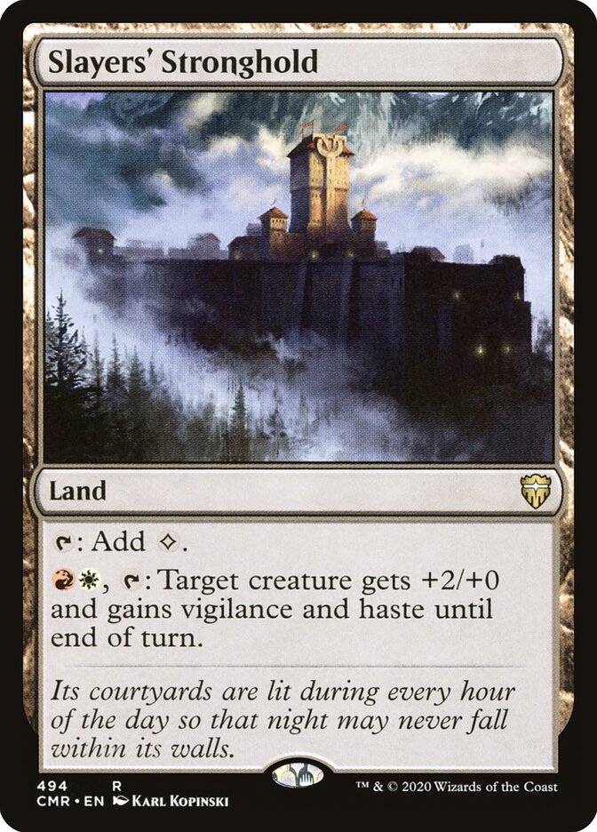 Slayers' Stronghold card front