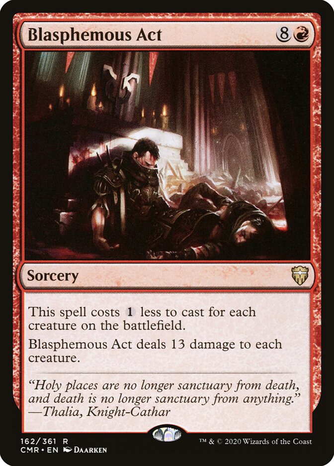 Blasphemous Act card front