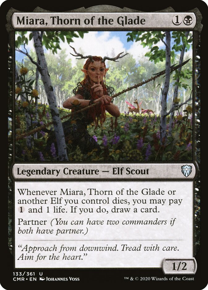 Miara, Thorn of the Glade card front