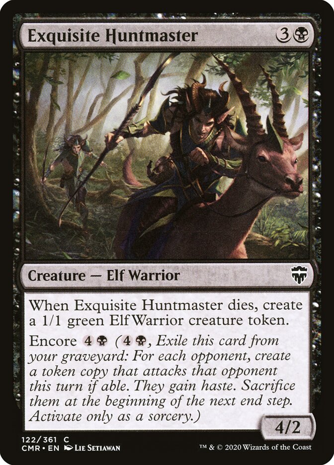 Exquisite Huntmaster card front