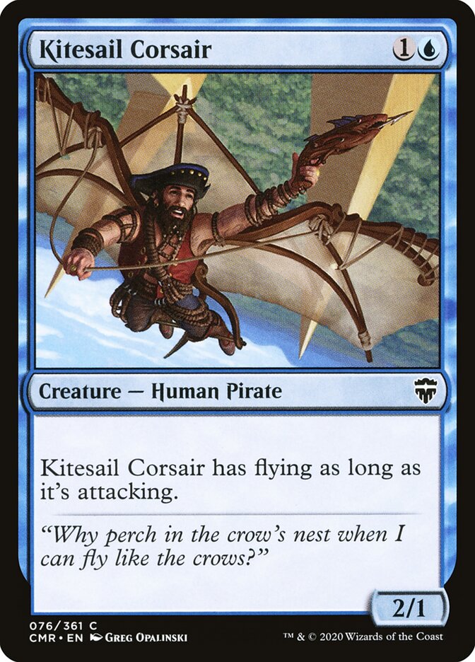 Kitesail Corsair card front
