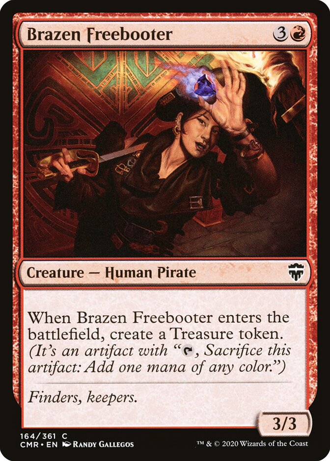 Brazen Freebooter card front