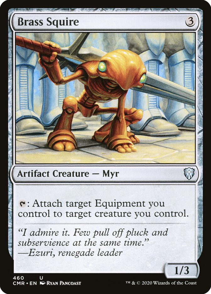Brass Squire card front
