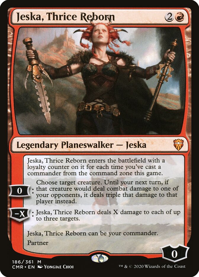 Jeska, Thrice Reborn card front
