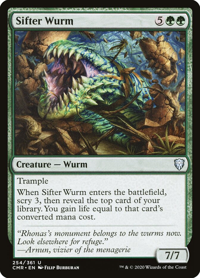 Sifter Wurm card front