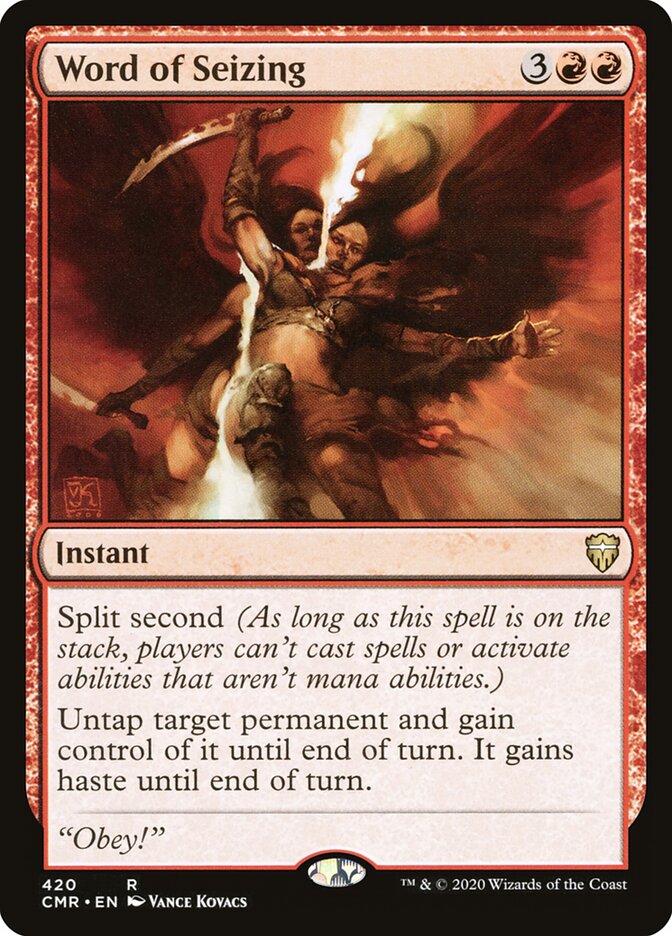 Word of Seizing card front