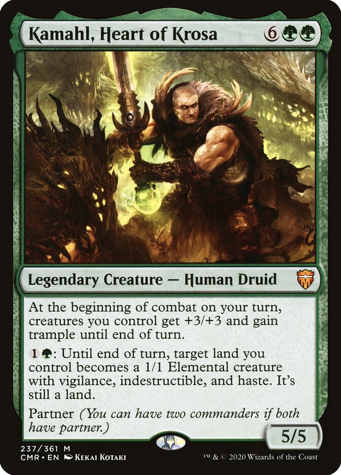 Kamahl, Heart of Krosa card front