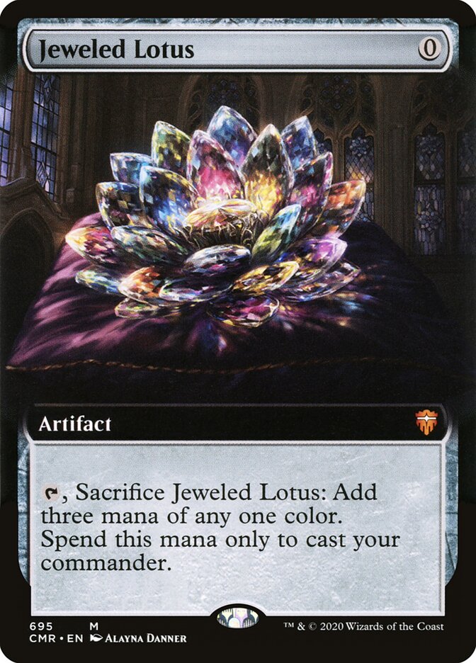 Jeweled Lotus card front