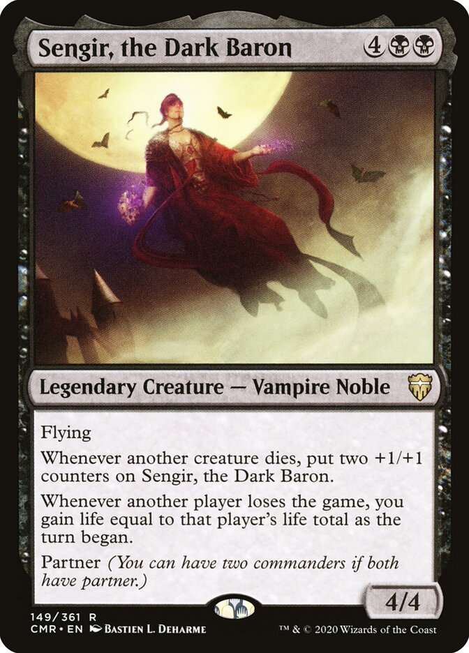 Sengir, the Dark Baron card front
