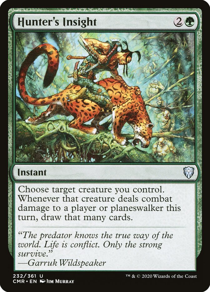 Hunter's Insight card front