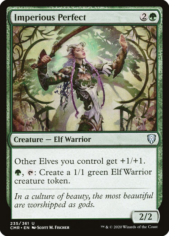 Imperious Perfect card front