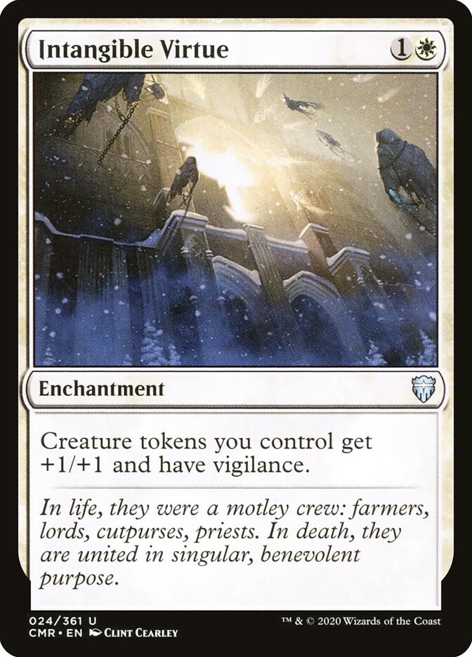 Intangible Virtue card front