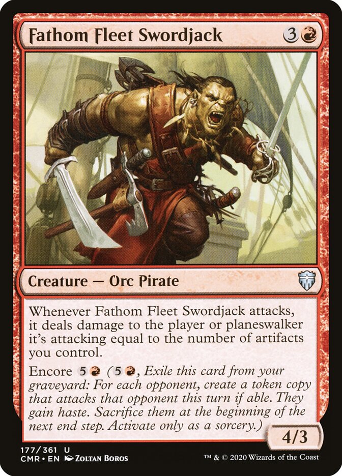 Fathom Fleet Swordjack card front