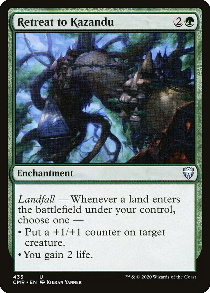 Retreat to Kazandu card front