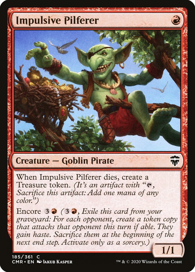 Impulsive Pilferer card front