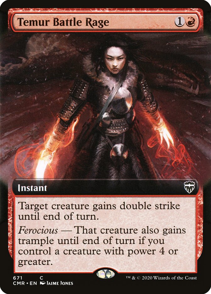 Temur Battle Rage card front