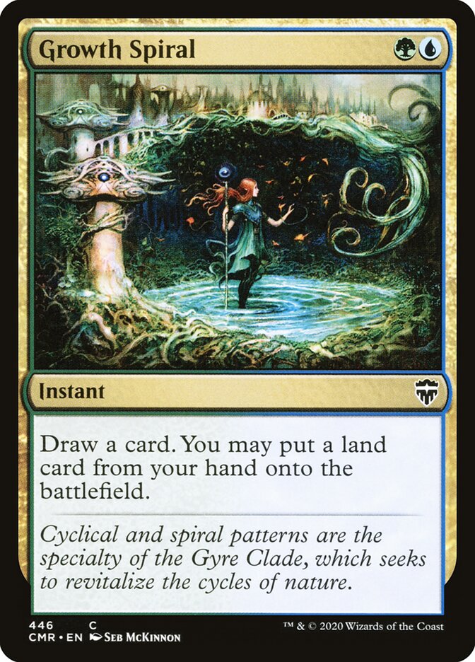 Growth Spiral card front