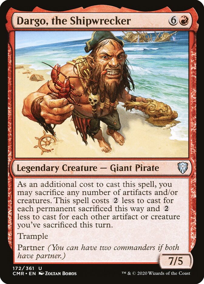 Dargo, the Shipwrecker card front