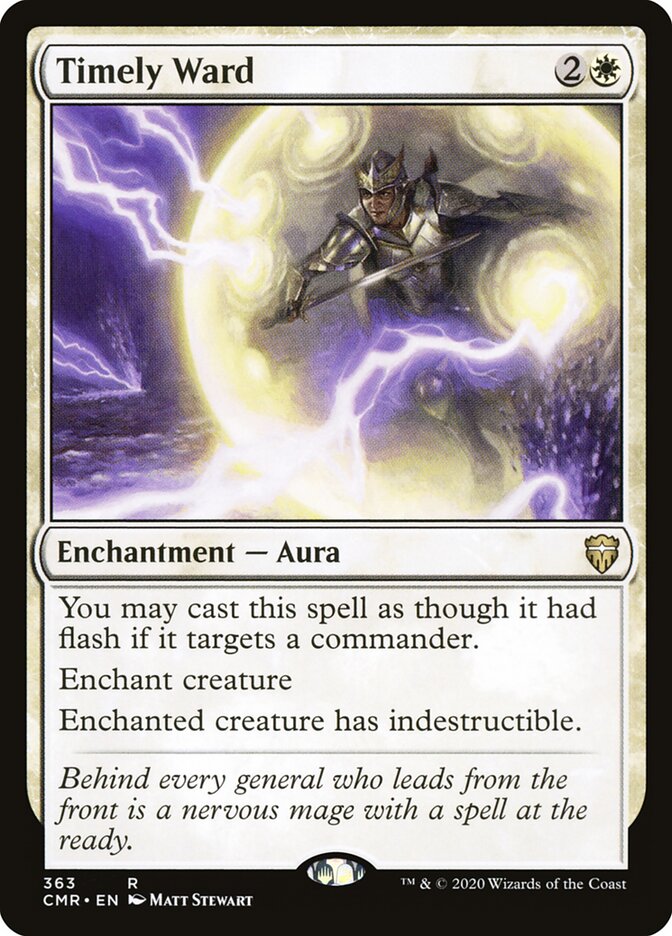 Timely Ward card front