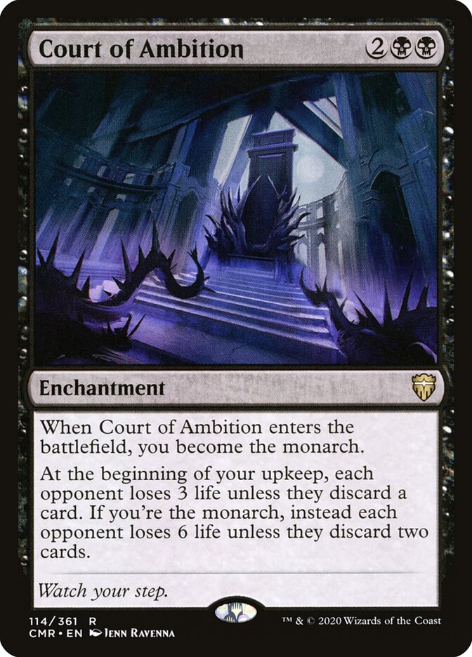 Court of Ambition card front
