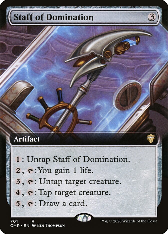 Staff of Domination card front
