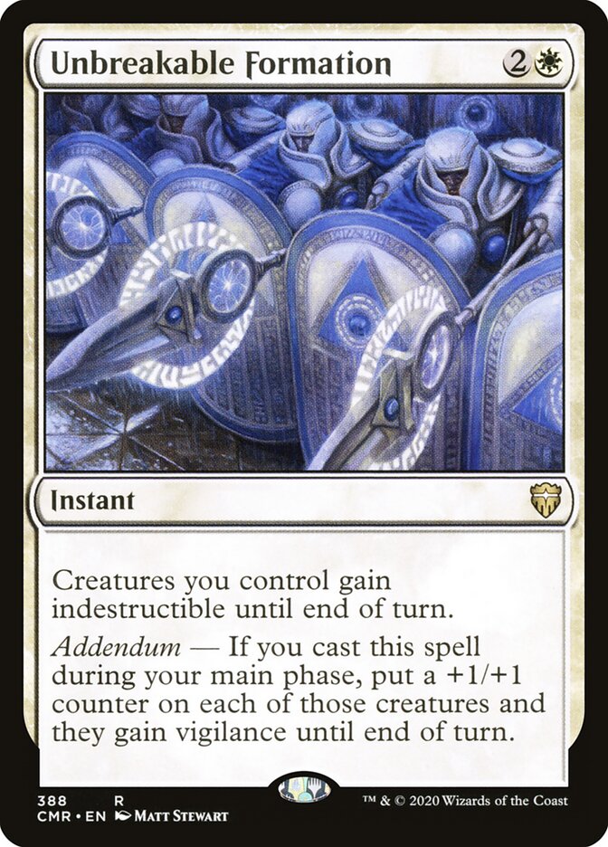 Unbreakable Formation card front