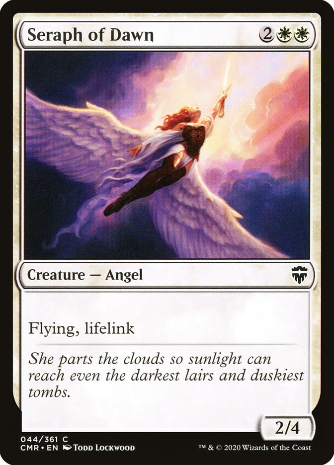 Seraph of Dawn card front