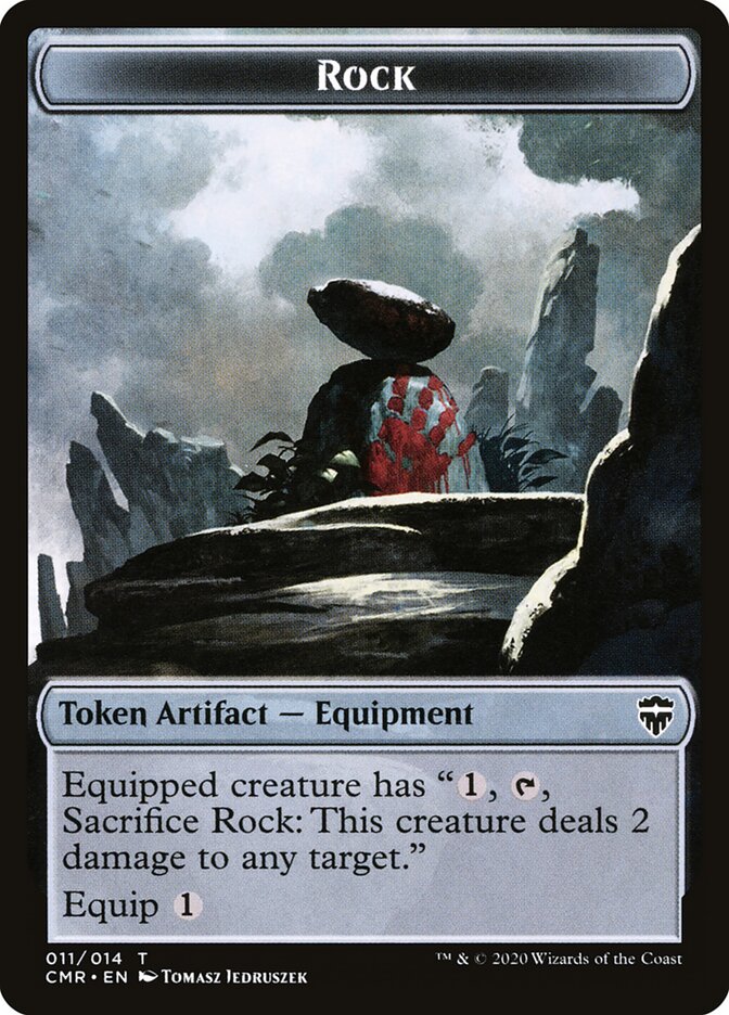 Rock card front