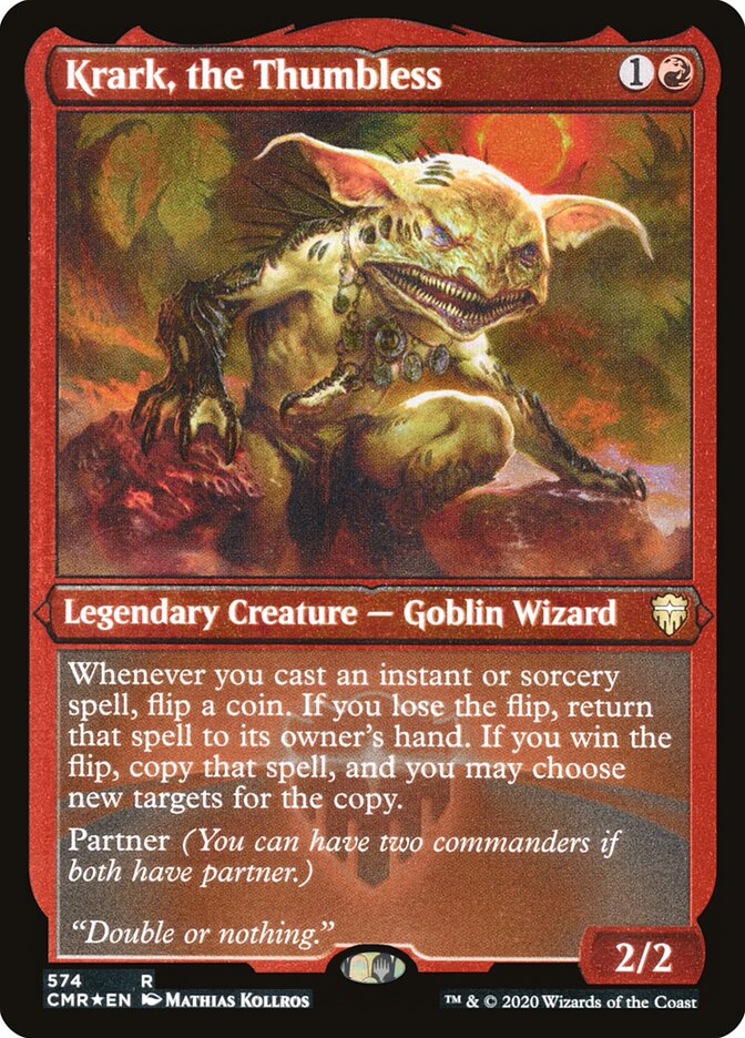 Krark, the Thumbless card front